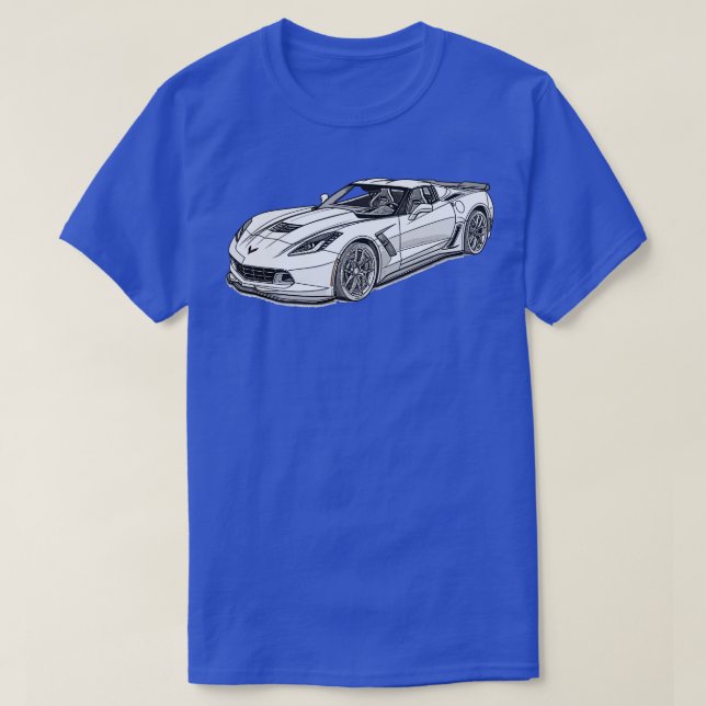 T-shirt Chevrolet Corvette 3 (Design devant)