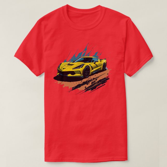T-shirt Chevrolet Corvette Stingray (Design devant)