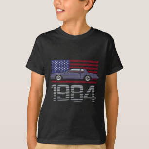 T-shirt Chevrolet Monte Carlo Bleue 1984