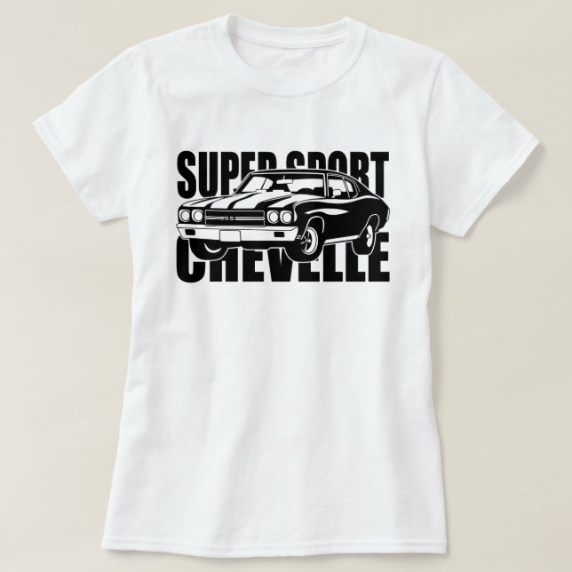 T-shirt Chevrolet Super Sport Chevelle 1970 (Design devant)