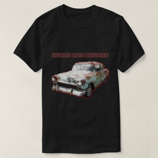 T-shirt Chevrolet vieux 1955 Chevrolet Bel Air (Design devant)