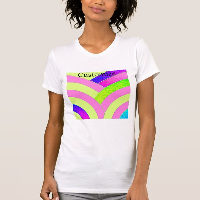 T-shirt chevron rose Thunder_Cove (Devant)