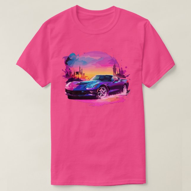 T-shirt Chevy Corvette (Design devant)