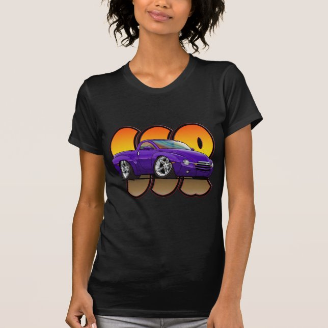 T-shirt Chevy pourpre SSR (Devant)
