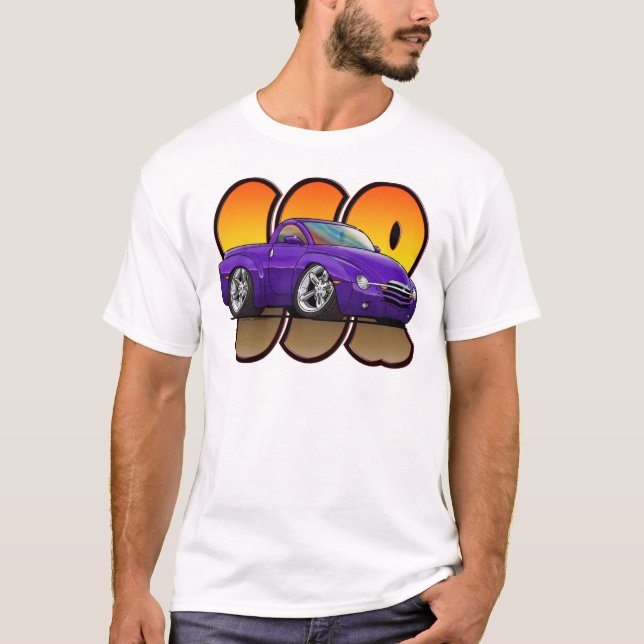 T-shirt Chevy pourpre SSR (Devant)