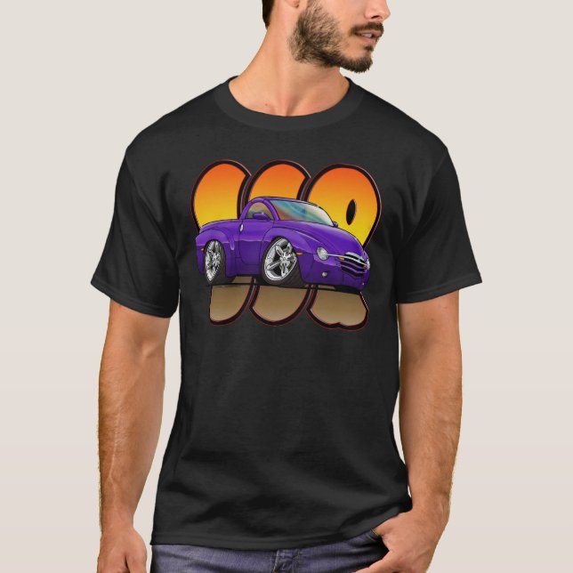 T-shirt Chevy pourpre SSR (Devant)