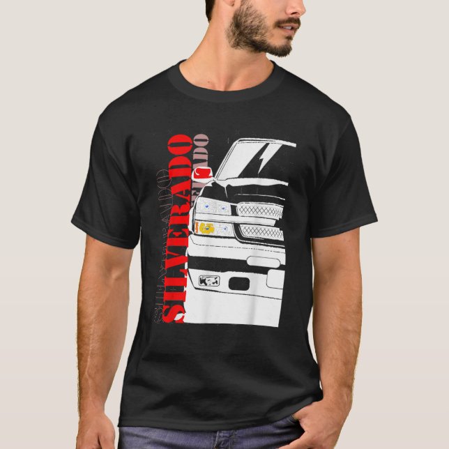 T-shirt Chevys silverado 2500 z71 2020 2023 2004 Voiture T (Devant)