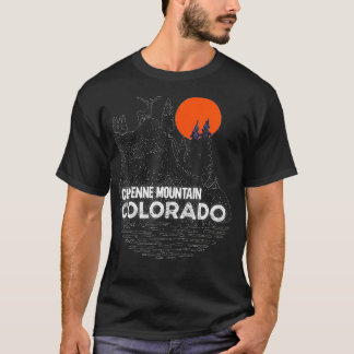 T-shirt Cheyenne Mountain Colorado