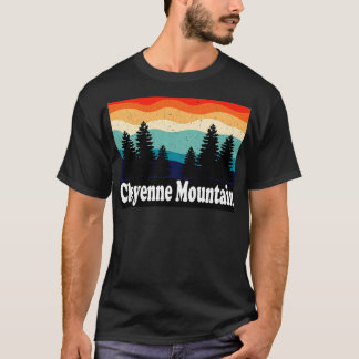 T-shirt Cheyenne Mountain Colorado Retro