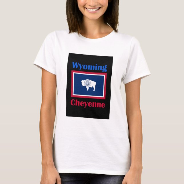 T-shirt Cheyenne Wyoming (Devant)