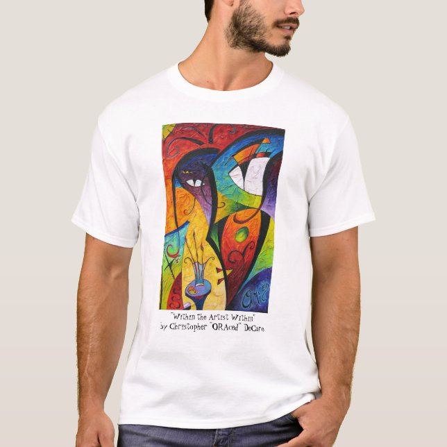 T-shirt Chez l'artiste en dedans par Christopher - ORAced… (Devant)