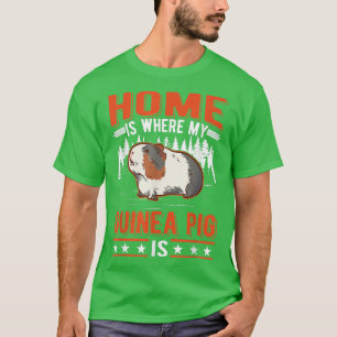 T-shirt Chez moi, c'est là que se trouve mon cochon de Gui