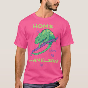 T-shirt Chez Moi Où Mes Chameleons Est Lizard Reptile Cham