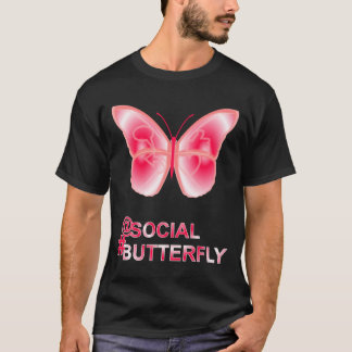 T-shirt Chez Papillon de Hashtag Social