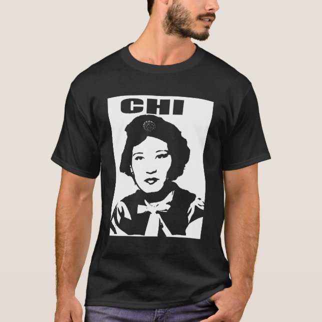 T-shirt chi -- noir (Devant)