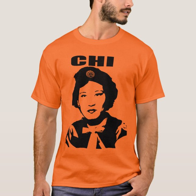 T-shirt chi -- orange (Devant)