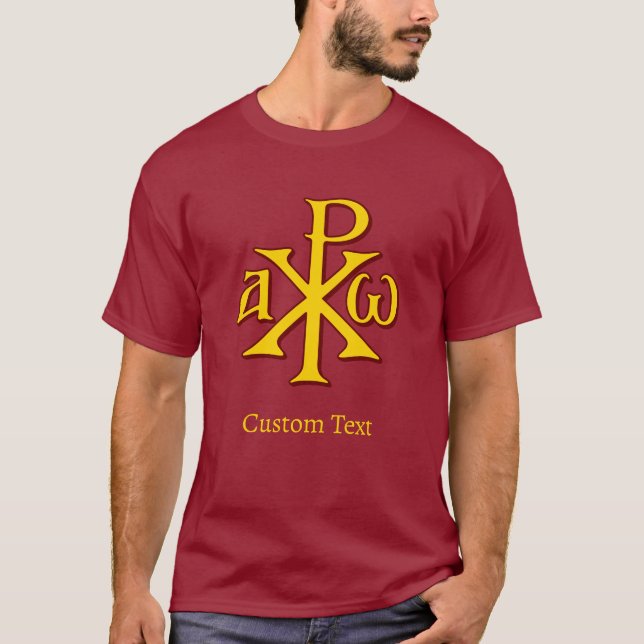 T-shirt Chi Rho Christogram (Devant)
