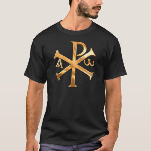 T-shirt Chi-Rho d'or