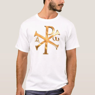 T-shirt Chi-Rho d'or