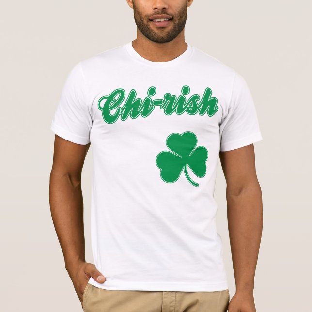 T-shirt Chi-rish St Patrick's Day (Devant)