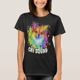 T-shirt Chi Squad Chihuahua Fur Maman Chiwawa Fur Papa Ani