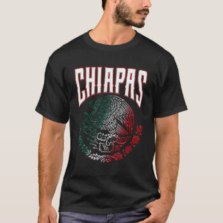 T-shirt Chiapas Con El¡Guila Mexicana SãMbolo Patrio