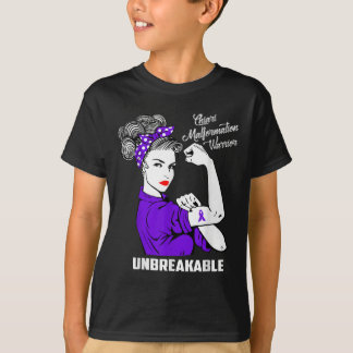 T-shirt Chiari Malformation Guerrier Incassable Chemise Aw