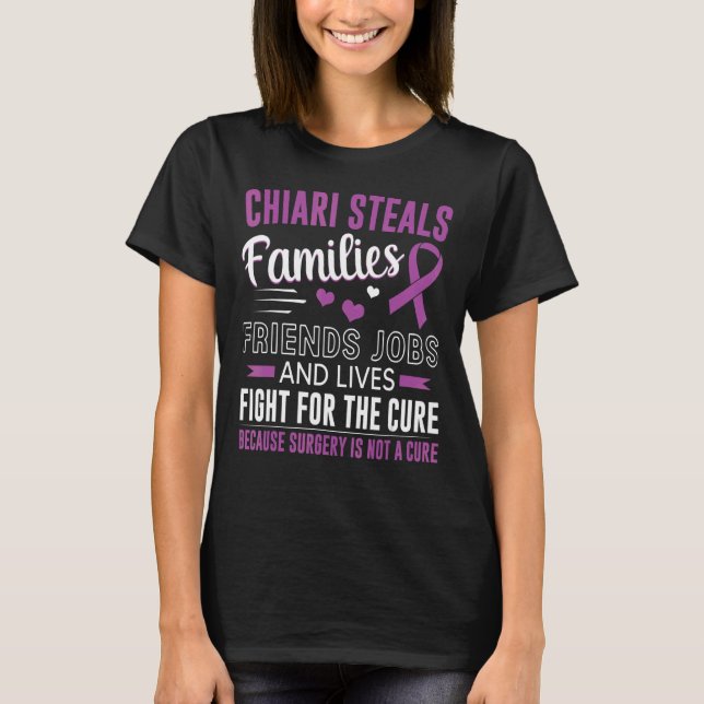 T-shirt Chiari Malformation Sensibilisation Famille Guerri (Devant)