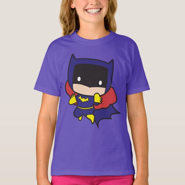 T-shirt Chibi Batgirl à deux côtés (Devant)