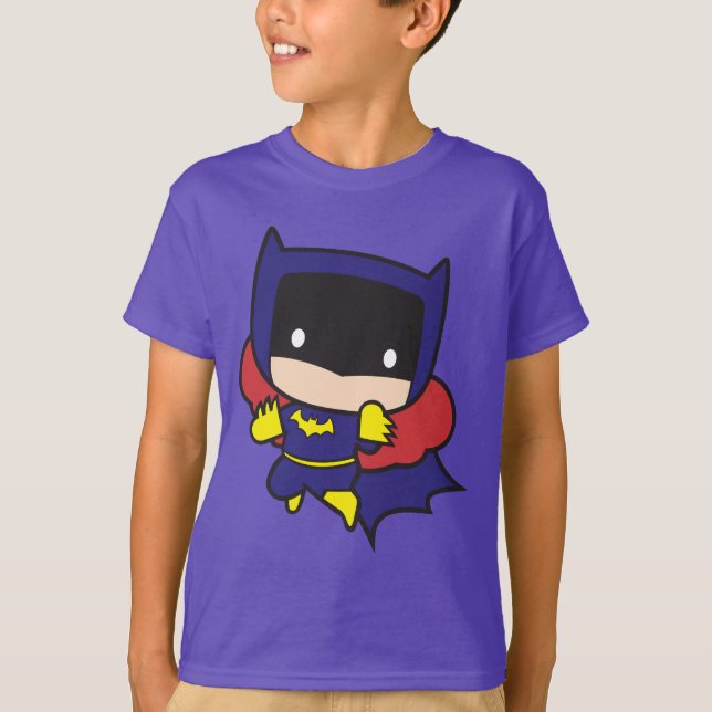T-shirt Chibi Batgirl à deux côtés (Devant)
