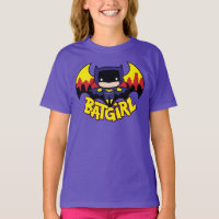 Chibi Batgirl avec Gotham Skyline & Logo