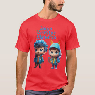 T-shirt Chibi Boy Photoréaliste "Hope Crée Miracle"