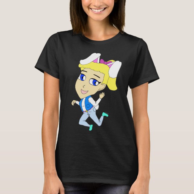 T-shirt chibi bunnygirl (Devant)