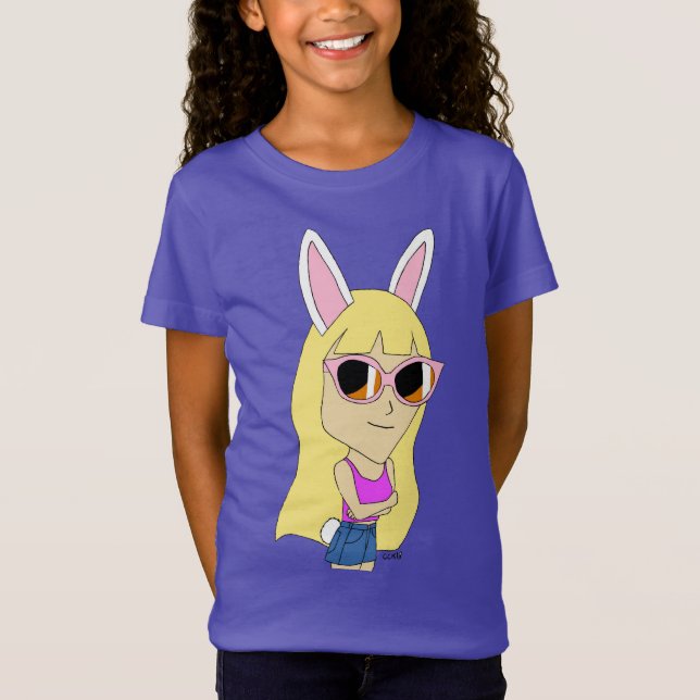 T-Shirt chibi bunnygirl (Devant)