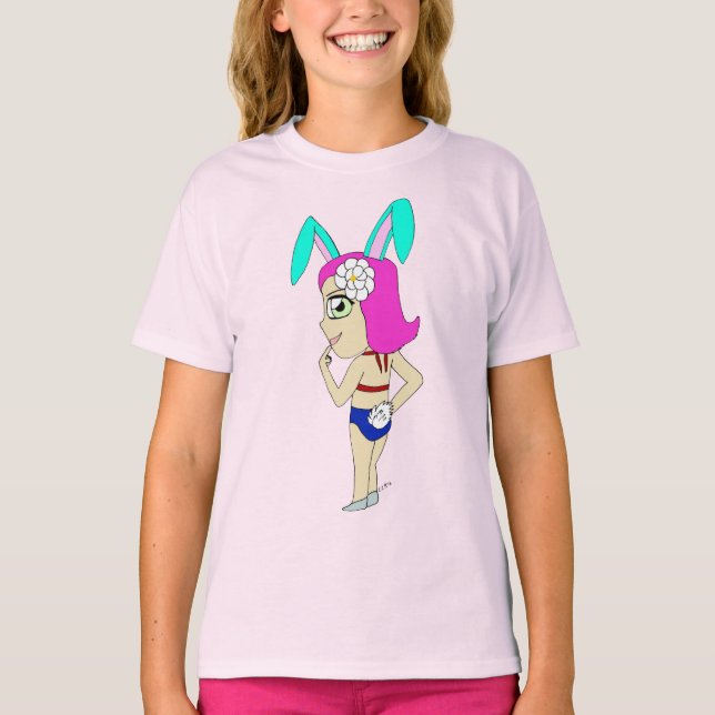 T-shirt chibi bunnygirl (Devant)