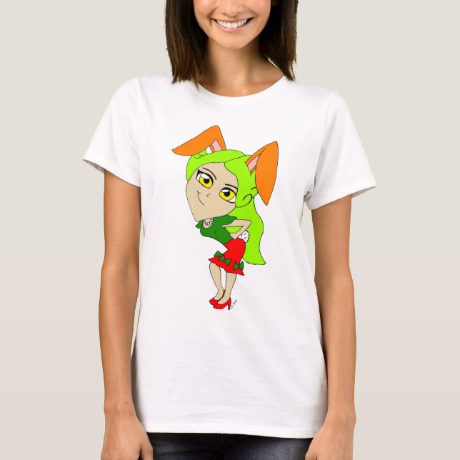 T-Shirt chibi bunnygirl (Devant)