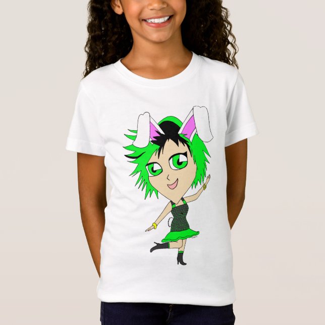 T-Shirt chibi bunnygirl (Devant)
