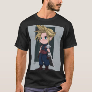 T-shirt Chibi Buster‑Blade Héros   Guerrier Mignon aux Che