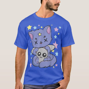 T-shirt Chibi Cat Anime Neko Kawaii Pastel Grunge Mignonne