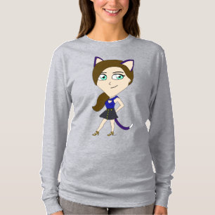T-shirt chibi catgirl