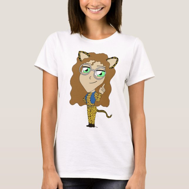 T-shirt chibi catgirl (Devant)