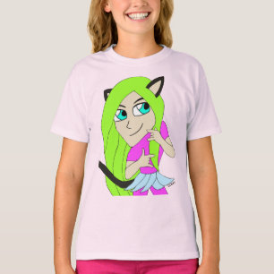 T-shirt chibi catgirl