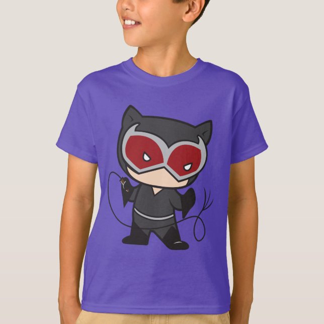 T-shirt Chibi Catwoman à deux côtés (Devant)