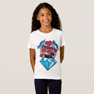 T-Shirt Chibi Catwoman assise au sommet du gros diamant