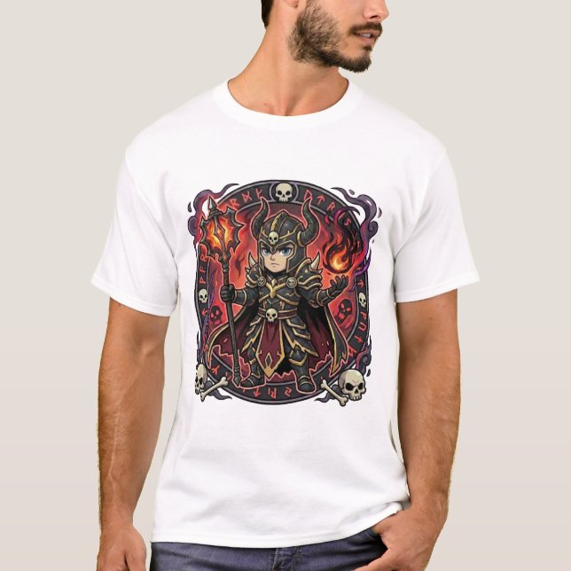 T-shirt Chibi Dark Knight Way of the Black Pillar  (Devant)