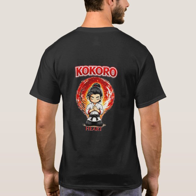 T-Shirt Chibi Dojo Kokoro Heart (Dos)