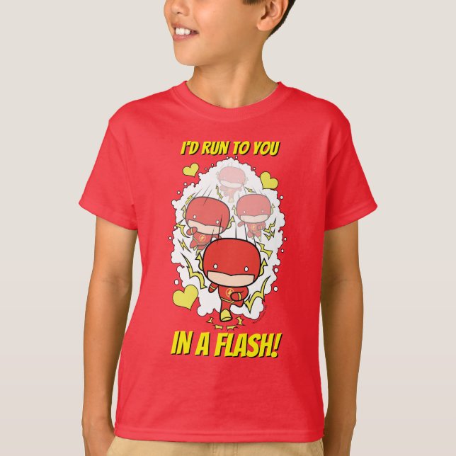 T-shirt Chibi Flash - J'allais vous chercher dans Flash Va (Devant)
