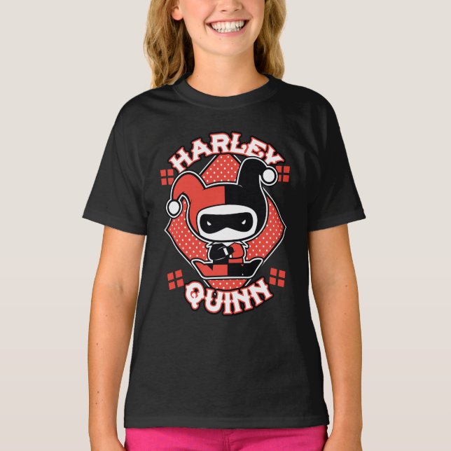 T-shirt Chibi Harley Quinn Splits (Devant)