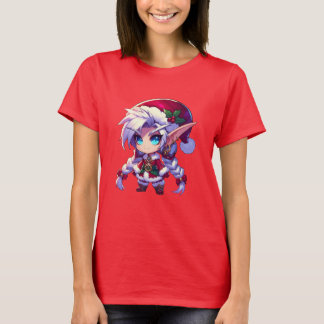 T-shirt Chibi Imaginaire Elfe de Noël