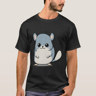 T-shirt Chibi Kawaii Chinchilla faune animal rongeur